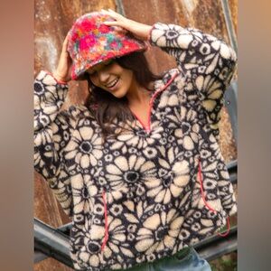 NWT NATURAL LIFE Coziest Quarter Zip Pullover Sweatshirt in XS/S